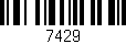 Código de barras (EAN, GTIN, SKU, ISBN): '7429'