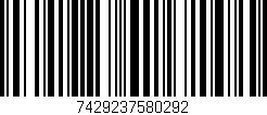 Código de barras (EAN, GTIN, SKU, ISBN): '7429237580292'