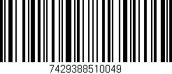 Código de barras (EAN, GTIN, SKU, ISBN): '7429388510049'
