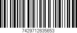 Código de barras (EAN, GTIN, SKU, ISBN): '7429712635653'