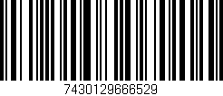 Código de barras (EAN, GTIN, SKU, ISBN): '7430129666529'