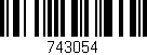 Código de barras (EAN, GTIN, SKU, ISBN): '743054'