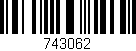 Código de barras (EAN, GTIN, SKU, ISBN): '743062'