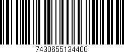 Código de barras (EAN, GTIN, SKU, ISBN): '7430655134400'