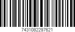 Código de barras (EAN, GTIN, SKU, ISBN): '7431082297621'