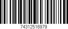 Código de barras (EAN, GTIN, SKU, ISBN): '74312516979'