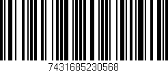 Código de barras (EAN, GTIN, SKU, ISBN): '7431685230568'