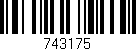 Código de barras (EAN, GTIN, SKU, ISBN): '743175'