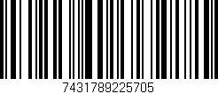Código de barras (EAN, GTIN, SKU, ISBN): '7431789225705'
