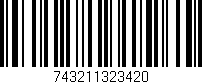 Código de barras (EAN, GTIN, SKU, ISBN): '743211323420'