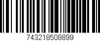 Código de barras (EAN, GTIN, SKU, ISBN): '743218508899'