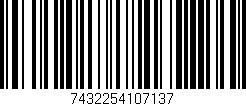 Código de barras (EAN, GTIN, SKU, ISBN): '7432254107137'