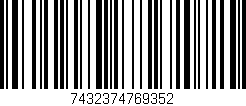 Código de barras (EAN, GTIN, SKU, ISBN): '7432374769352'