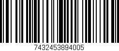 Código de barras (EAN, GTIN, SKU, ISBN): '7432453894005'