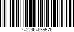 Código de barras (EAN, GTIN, SKU, ISBN): '7432684855578'