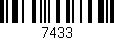 Código de barras (EAN, GTIN, SKU, ISBN): '7433'