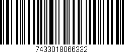 Código de barras (EAN, GTIN, SKU, ISBN): '7433018066332'