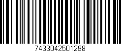 Código de barras (EAN, GTIN, SKU, ISBN): '7433042501298'
