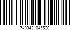 Código de barras (EAN, GTIN, SKU, ISBN): '7433421045528'
