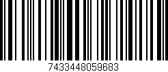 Código de barras (EAN, GTIN, SKU, ISBN): '7433448059683'