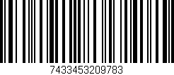 Código de barras (EAN, GTIN, SKU, ISBN): '7433453209783'