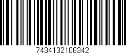 Código de barras (EAN, GTIN, SKU, ISBN): '7434132108342'