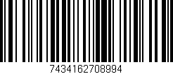 Código de barras (EAN, GTIN, SKU, ISBN): '7434162708994'