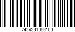 Código de barras (EAN, GTIN, SKU, ISBN): '7434331098109'