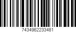Código de barras (EAN, GTIN, SKU, ISBN): '7434962233481'