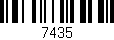 Código de barras (EAN, GTIN, SKU, ISBN): '7435'
