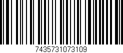 Código de barras (EAN, GTIN, SKU, ISBN): '7435731073109'
