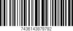 Código de barras (EAN, GTIN, SKU, ISBN): '7436143879792'