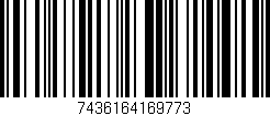 Código de barras (EAN, GTIN, SKU, ISBN): '7436164169773'