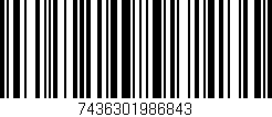Código de barras (EAN, GTIN, SKU, ISBN): '7436301986843'