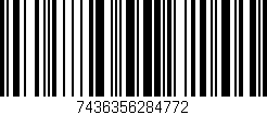 Código de barras (EAN, GTIN, SKU, ISBN): '7436356284772'