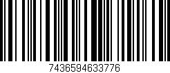 Código de barras (EAN, GTIN, SKU, ISBN): '7436594633776'