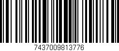 Código de barras (EAN, GTIN, SKU, ISBN): '7437009813776'