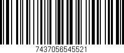 Código de barras (EAN, GTIN, SKU, ISBN): '7437056545521'