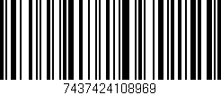 Código de barras (EAN, GTIN, SKU, ISBN): '7437424108969'