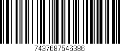 Código de barras (EAN, GTIN, SKU, ISBN): '7437687546386'