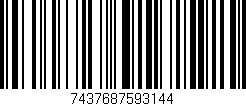 Código de barras (EAN, GTIN, SKU, ISBN): '7437687593144'