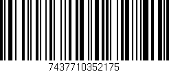 Código de barras (EAN, GTIN, SKU, ISBN): '7437710352175'
