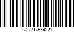 Código de barras (EAN, GTIN, SKU, ISBN): '7437714564321'