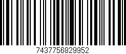 Código de barras (EAN, GTIN, SKU, ISBN): '7437756829952'