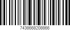 Código de barras (EAN, GTIN, SKU, ISBN): '7438668208866'