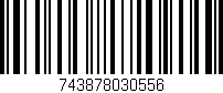 Código de barras (EAN, GTIN, SKU, ISBN): '743878030556'