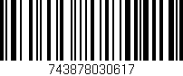 Código de barras (EAN, GTIN, SKU, ISBN): '743878030617'