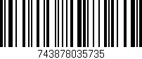 Código de barras (EAN, GTIN, SKU, ISBN): '743878035735'