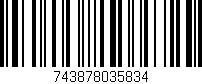 Código de barras (EAN, GTIN, SKU, ISBN): '743878035834'