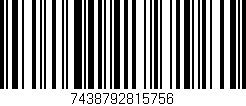Código de barras (EAN, GTIN, SKU, ISBN): '7438792815756'